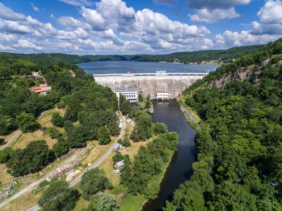 Vranovská přehrada nadlepšila v červenci průtok v Dyji o 5,3 mil. m3 vody