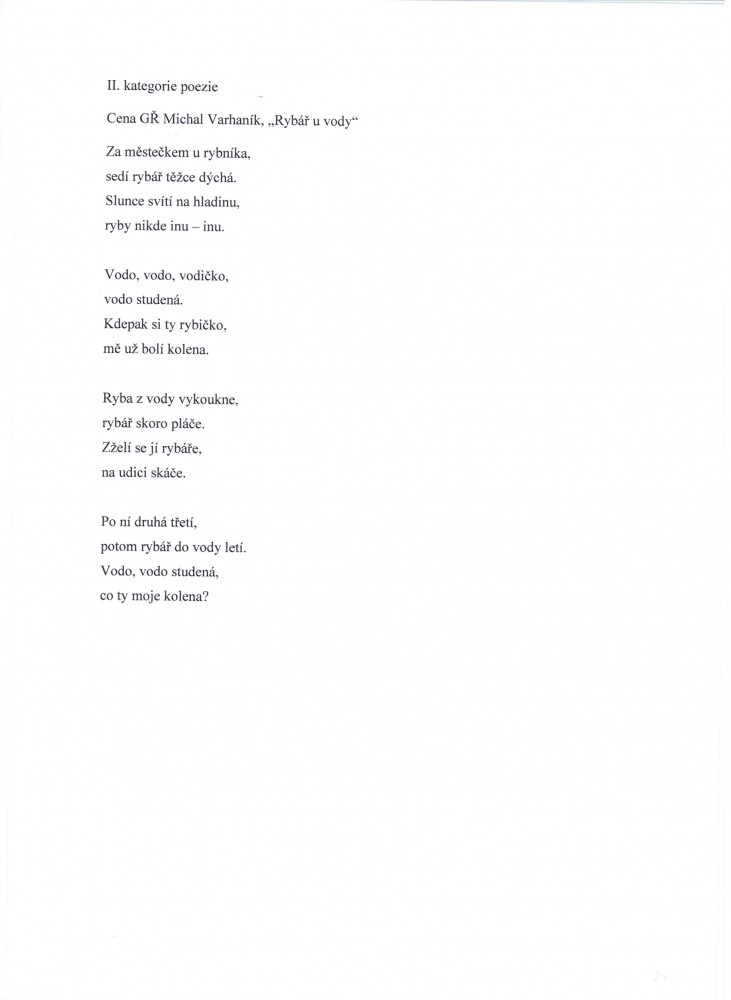 POEZIE_2 kat_GŘ_Michal Varhaník, Rybář u vody