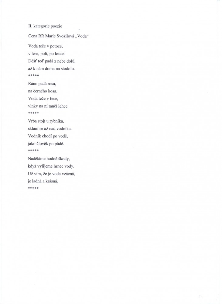 POEZIE_2 kat_RR_Svozilová Marie, Voda