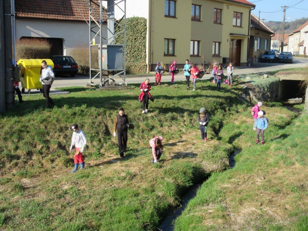 Ćištění toku v Drnovicích