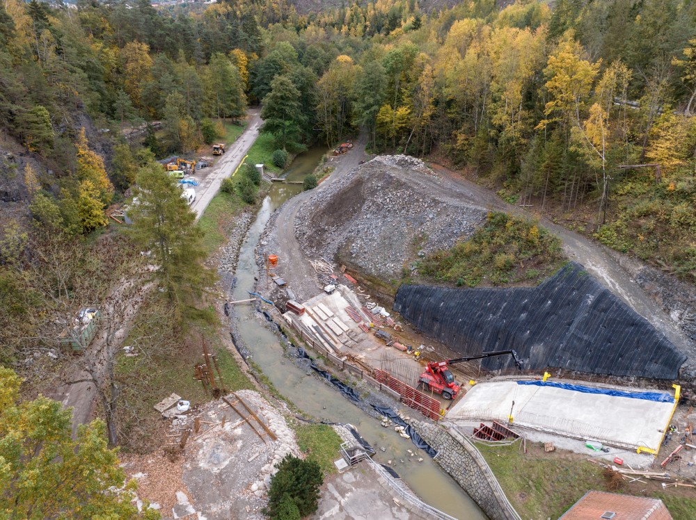 Nové vývařiště pod skluzem má délku 37 m z původních 18 m a dvojnásobnou šířku